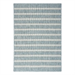 Nourison Positano 4' x 6' Fabric Aqua Ivory Area Rug