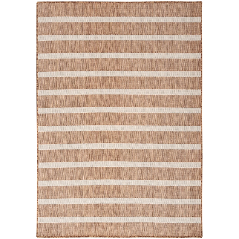 Nourison Positano 4' x 6' Fabric Jute Ivory Area Rug