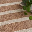 Nourison Positano 4' x 6' Fabric Jute Ivory Area Rug