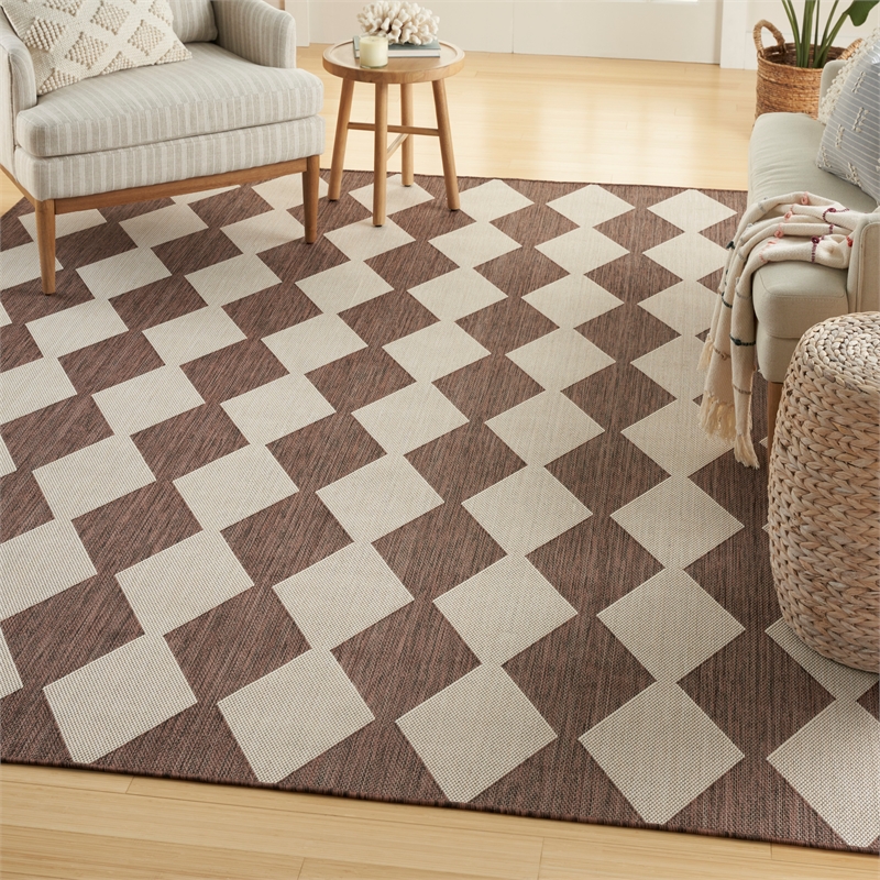 Nourison Home Positano 5' x 7' Fabric Natural Area Rug