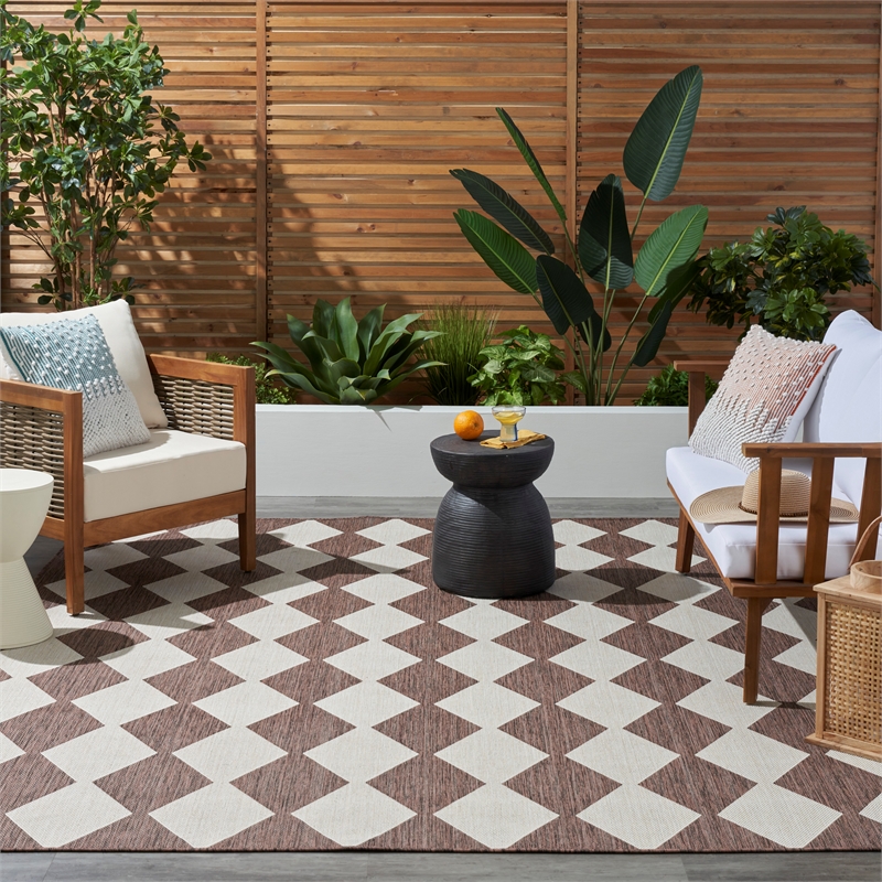 Nourison Home Positano 8' x 10' Fabric Natural Area Rug