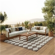 Nourison Home Positano 8' x 10' Fabric Natural Area Rug