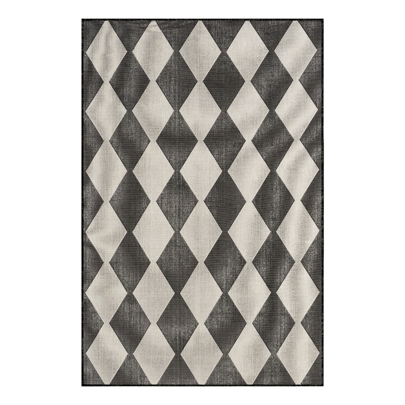 Nourison Home Positano 4' x 6' Fabric Black Area Rug