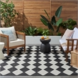 Nourison Home Positano 8' x 10' Fabric Black Area Rug