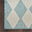 Nourison Home Positano 7' x 10' Fabric Aqua Area Rug