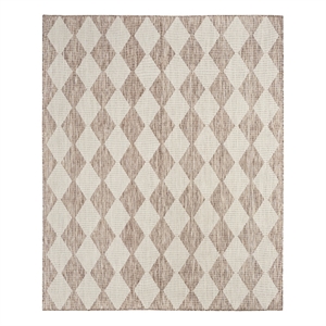 Nourison Home Positano 7' x 10' Fabric Beige Area Rug