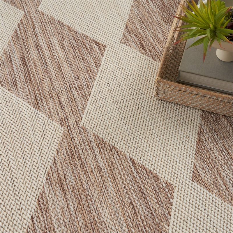 Nourison Home Positano 8' x 10' Fabric Beige Area Rug