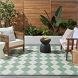 Nourison Home Positano 5' x 7' Fabric Blue Green Area Rug