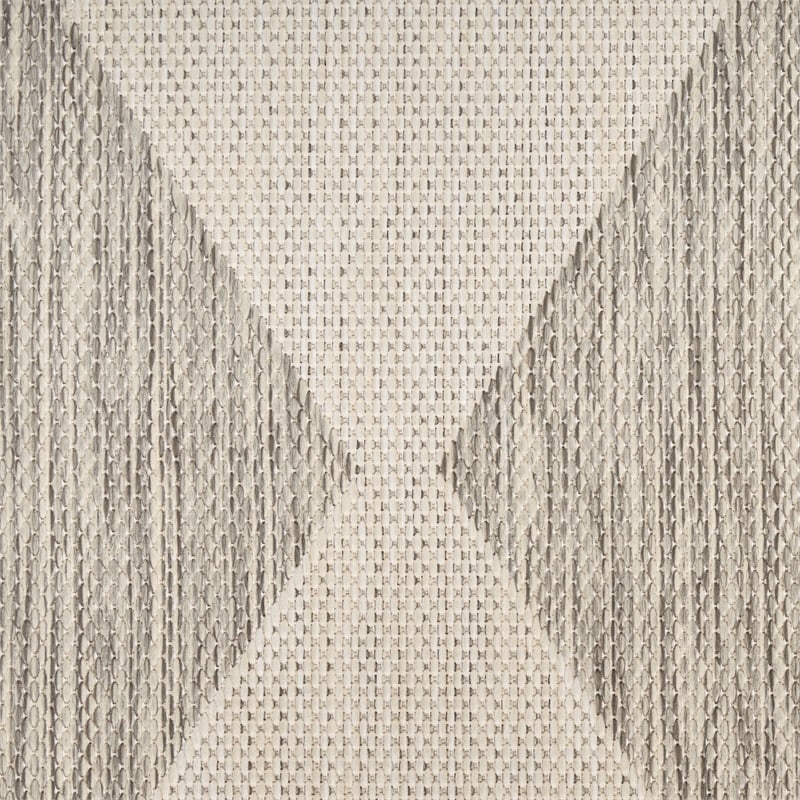 Nourison Home Positano 9' x 12' Fabric Light Gray Area Rug