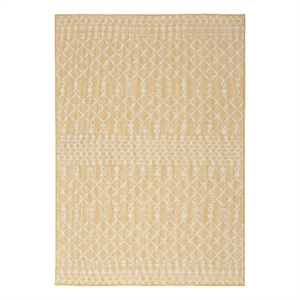 Nourison Positano 4' x 6' Fabric Yellow Area Rug