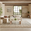 Nourison Home Nordic 8' x 10' PolyesterIvory Blue Area Rug
