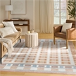 Nourison Home Nordic 8' x 10' PolyesterIvory Rust Area Rug