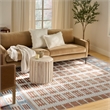 Nourison Home Nordic 8' x 10' PolyesterIvory Rust Area Rug