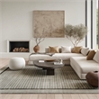 Nourison Home Nordic 8' x 10' Polyester Ivory Grey Area Rug