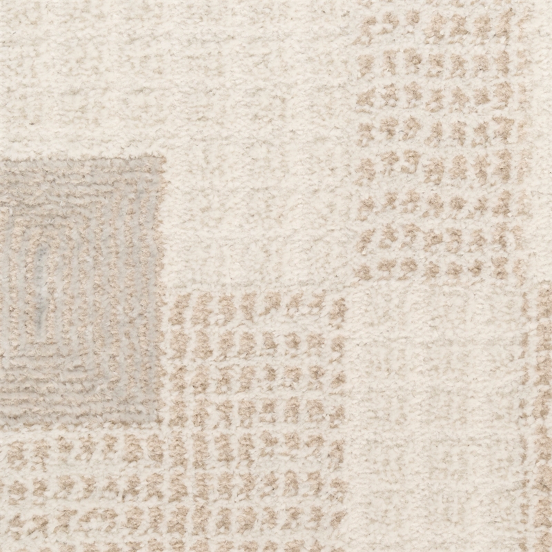 Nourison Home Nordic 8' x 10' Polyester Ivory Beige Area Rug