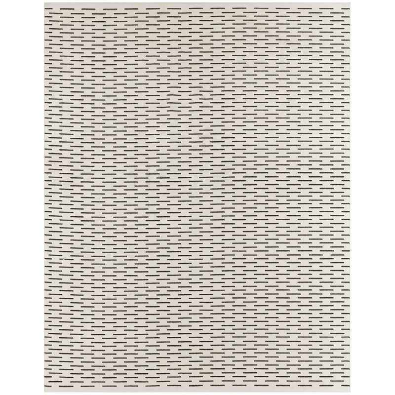 Nourison Home Nordic 8' x 10' Polyester Ivory Black Area Rug