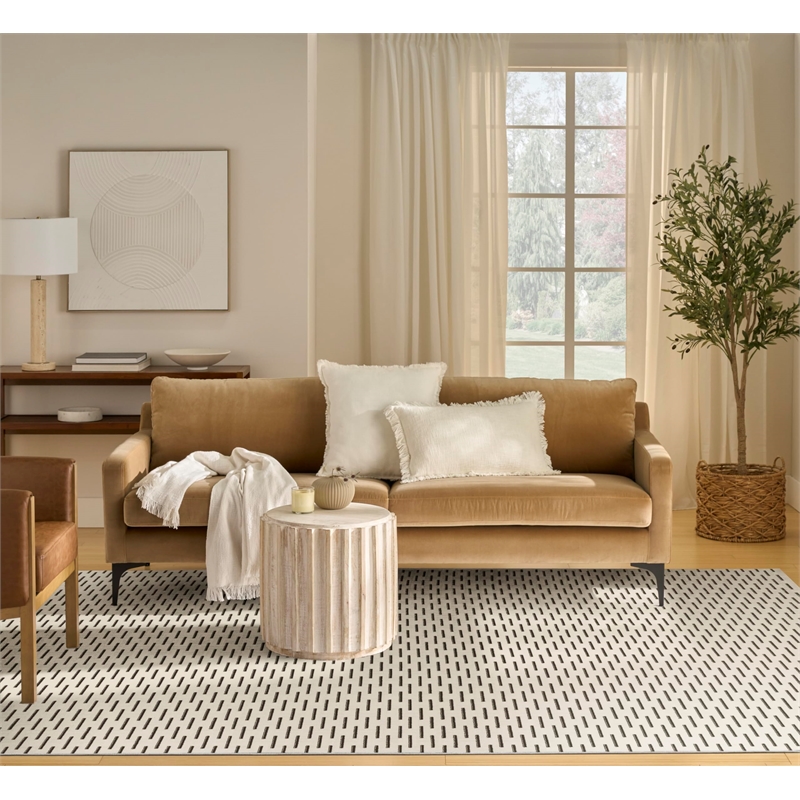Nourison Home Nordic 8' x 10' Polyester Ivory Black Area Rug