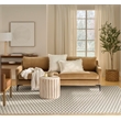 Nourison Home Nordic 8' x 10' Polyester Ivory Black Area Rug