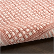 Nourison Home Nordic 6' Runner Polyester Brick Ivory Area Rug