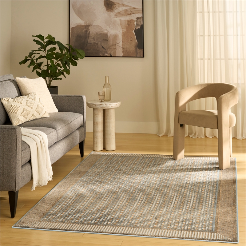 Nourison Home Nordic 4' x 6' PolyesterMulticolor Area Rug