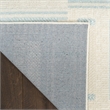 Nourison Home Nordic 4' x 6' PolyesterIvory Blue Area Rug