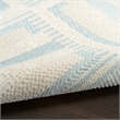 Nourison Home Nordic 4' x 6' PolyesterIvory Blue Area Rug