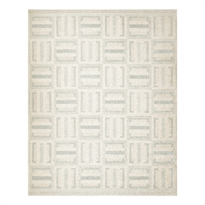 Nourison Home Nordic 8' x 10' Polyester Ivory Blue Area Rug