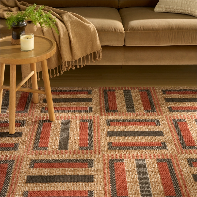 Nourison Home Nordic 4' x 6' PolyesterMulticolor Area Rug