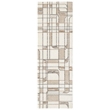 Nourison Home Nordic 6' Runner Polyester Ivory Multicolor Area Rug