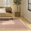 Nourison Home Nordic 8' x 10' Polyester Brick Ivory Area Rug