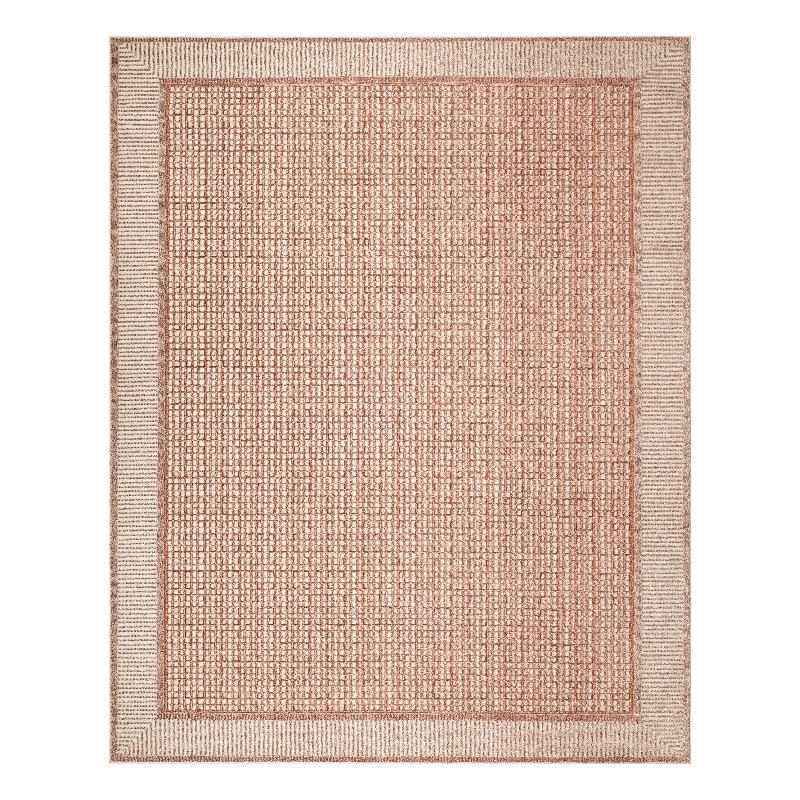 Nourison Home Nordic 8' x 10' Polyester Brick Ivory Area Rug