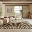 Nourison Home Nordic 8' x 10' Polyester Charcoal Multicolor Area Rug
