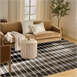 Nourison Home Nordic 8' x 10' Polyester Charcoal Multicolor Area Rug