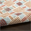 Nourison Home Nordic 4' x 6' PolyesterRust Multicolor Area Rug