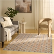 Nourison Home Nordic 4' x 6' PolyesterRust Multicolor Area Rug