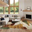 Nourison Home Nordic 8' x 10' Polyester Beige Multicolor Area Rug