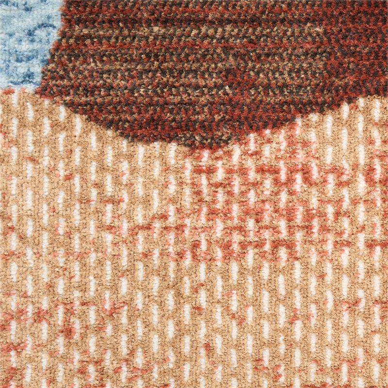 Nourison Home Nordic 8' x 10' Polyester Blue Multicolor Area Rug