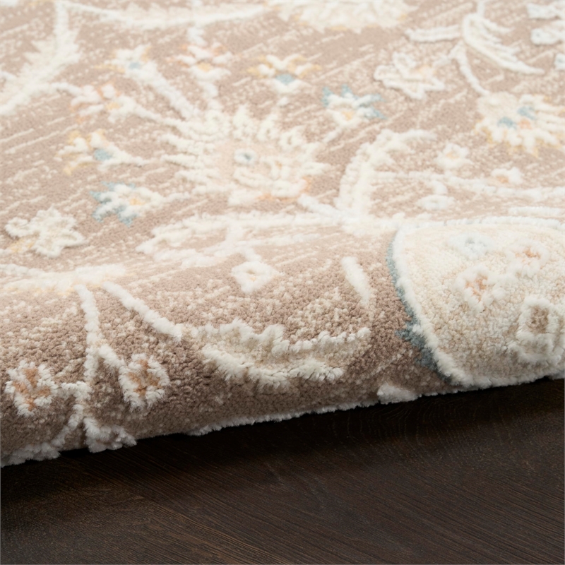Nourison Home Isla 5' x 7' Polyester Mocha Area Rug