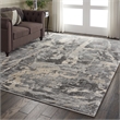 Nourison Fusion FSS10 Beige and Grey 10'x13' Fabric Oversized Plush Shag Rug