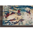 Nourison Fusion FSS10 Multicolor 10'x13' Fabric Oversized Plush Shag Rug