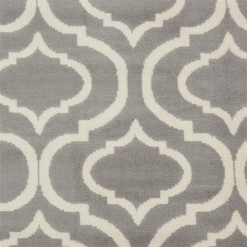 Nourison Home Jubilant 9' x 12' Fabric Grey Area Rug