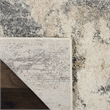 Nourison Fusion FSS16 Beige and Grey 10'x13' Fabric Oversized Rug