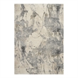 Nourison Fusion FSS16 Beige and Grey 10'x13' Fabric Oversized Rug