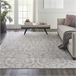 Nourison Home Jubilant 9' x 12' Fabric Grey Area Rug