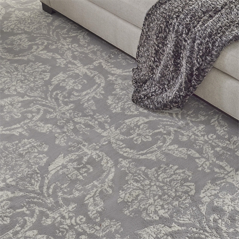 Nourison Home Jubilant 9' x 12' Fabric Grey Area Rug