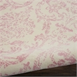 Nourison Home Jubilant 9' x 12' Fabric Ivory Pink Area Rug