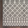 Nourison Positano 6' x 9' Fabric Charcoal Area Rug