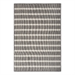 Nourison Positano 6' x 9' Fabric Charcoal Ivory Area Rug