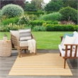 Nourison Positano 5' x 7' Fabric Yelow Ivory Area Rug