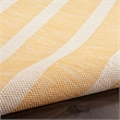 Nourison Positano 9' x 12' Fabric Yelow Ivory Area Rug